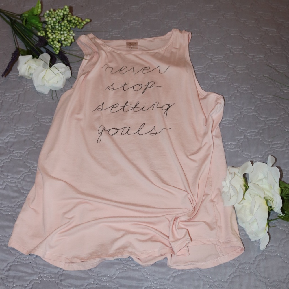 (NWOT) CALIA Pink Graphic Tank